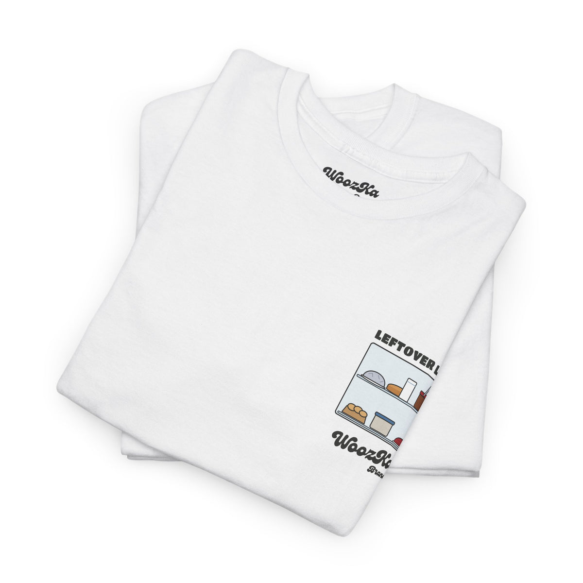 WoozKa Brands Funny Thanksgiving Leftovers T-Shirt, Turkey Pie Back Print