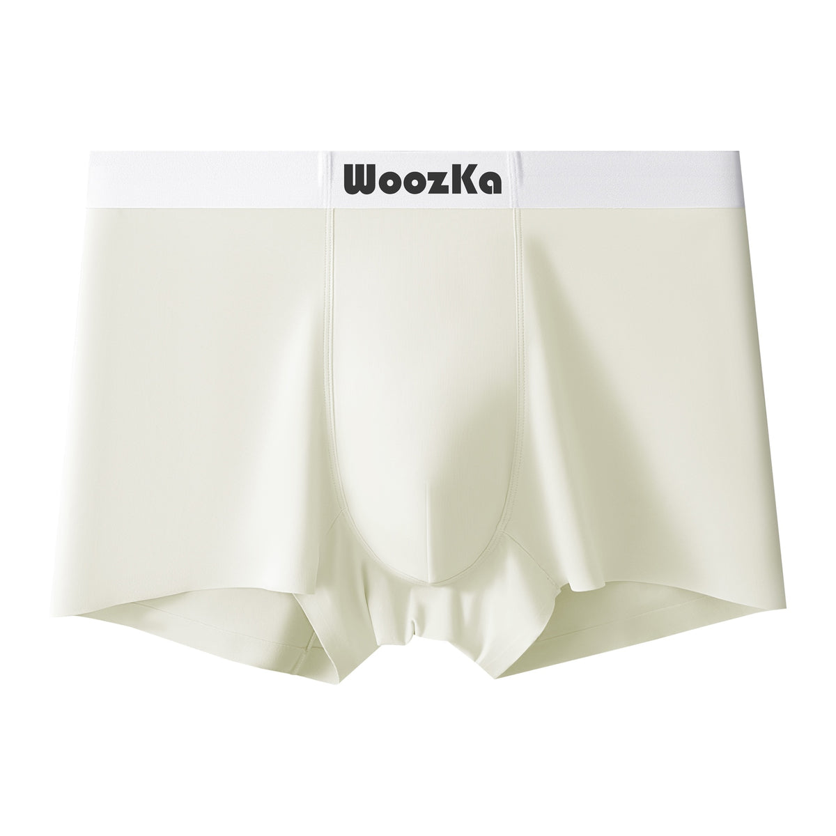 WoozKa Men's Milk Silk Ice Silk Boxer Briefs, Seamless Cooling Trunks