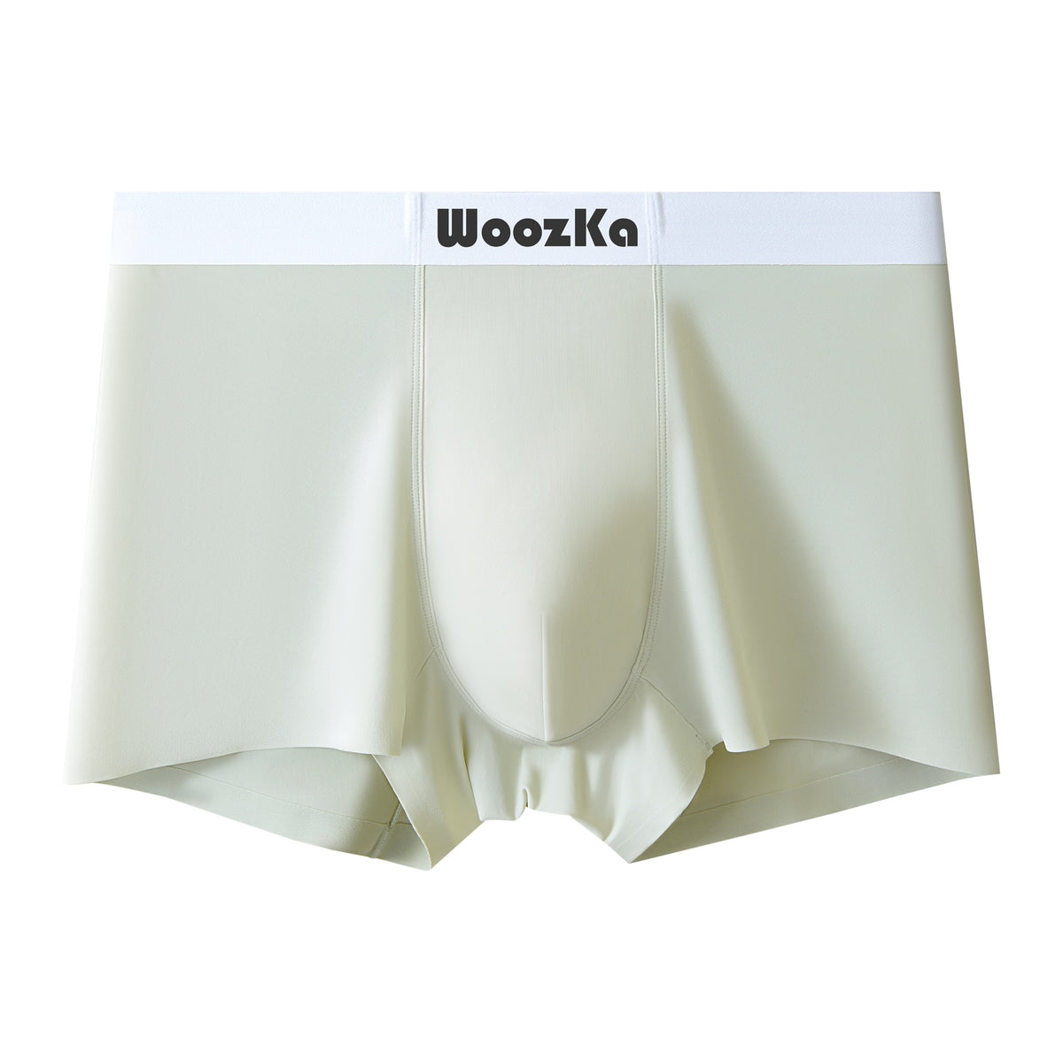 WoozKa Men's Milk Silk Ice Silk Boxer Briefs, Seamless Cooling Trunks