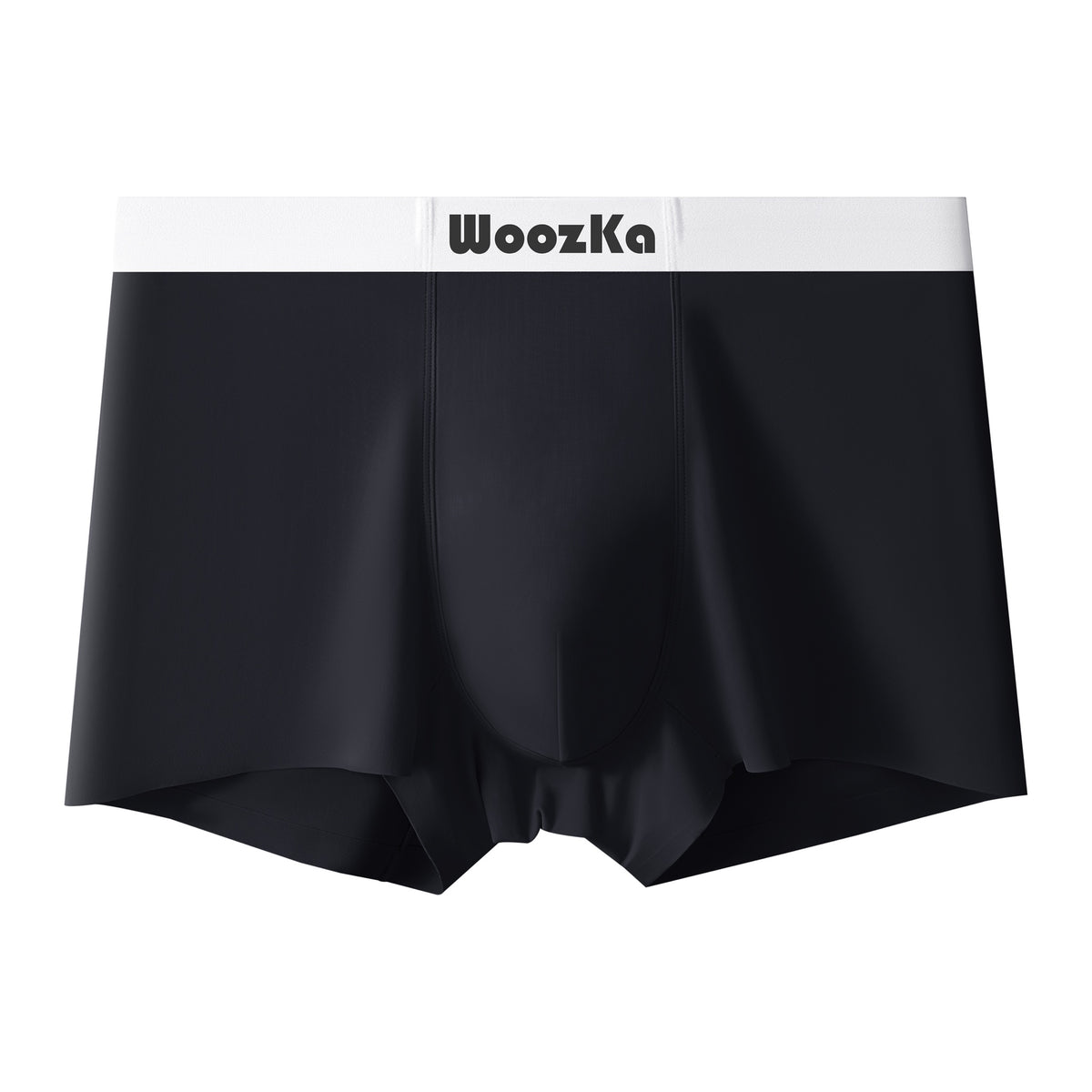 WoozKa Men's Milk Silk Ice Silk Boxer Briefs, Seamless Cooling Trunks